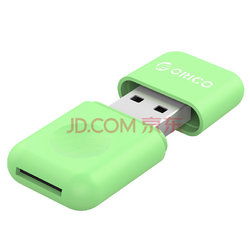 Orico奧?？艭RS12 USB3.0 TF卡讀卡器 小巧綠色，高性?xún)r(jià)比之選